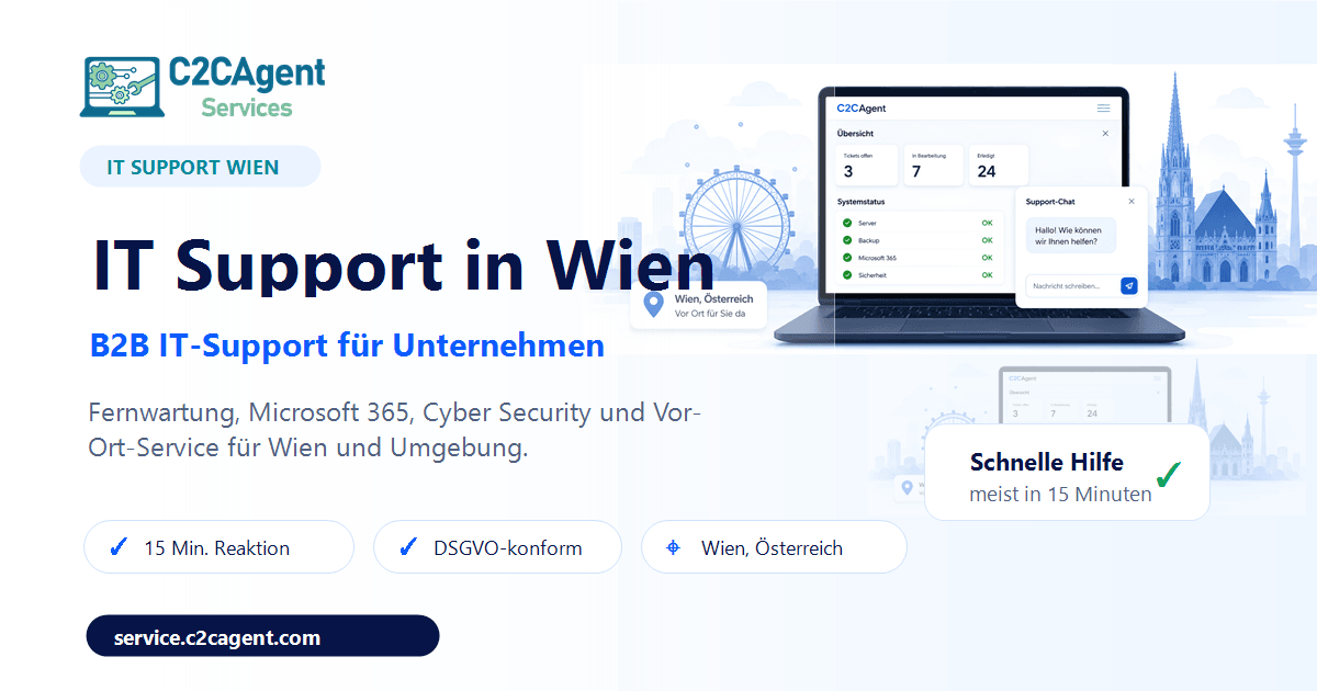 Coverbild zur Anleitung Microsoft 365 Betreuung von C2CAgent Services