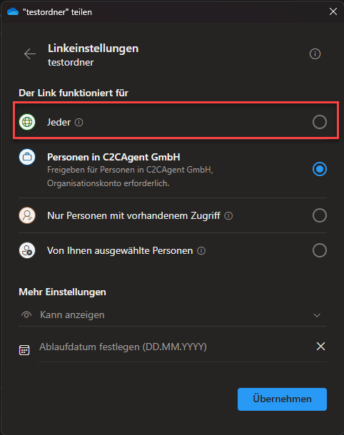 Screenshot zur Anleitung