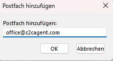 postfach hinzufügen